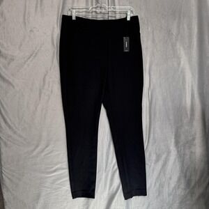 Express Dress Pants Womens 10R Black Editor Skinny High Rise Stretch Ankle Work